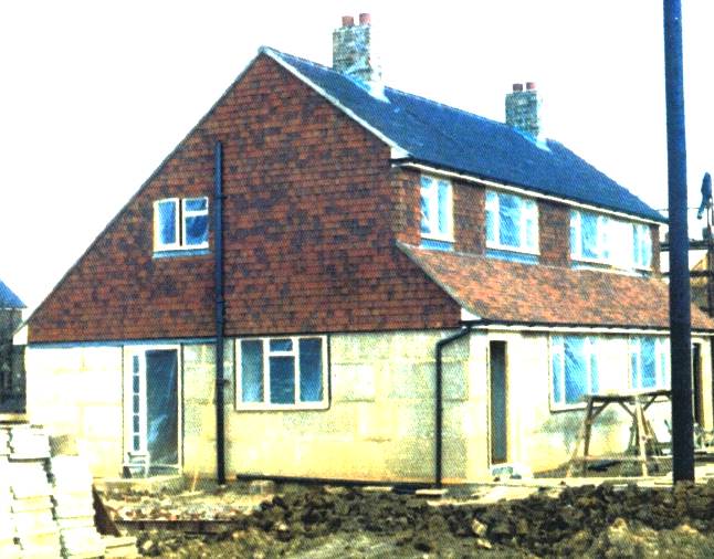 A house in Ashford built using Firmcrete modular wall units.