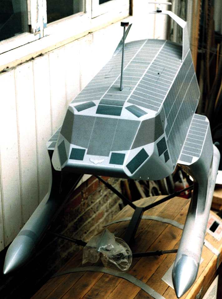 Solar Navigator, solar powered development and exhibition model