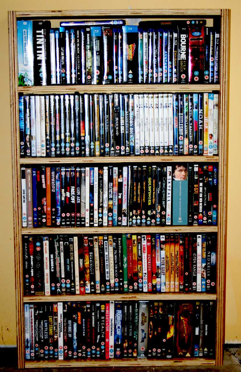 Your DVD and Blu-ray movie collection all nice and safe.