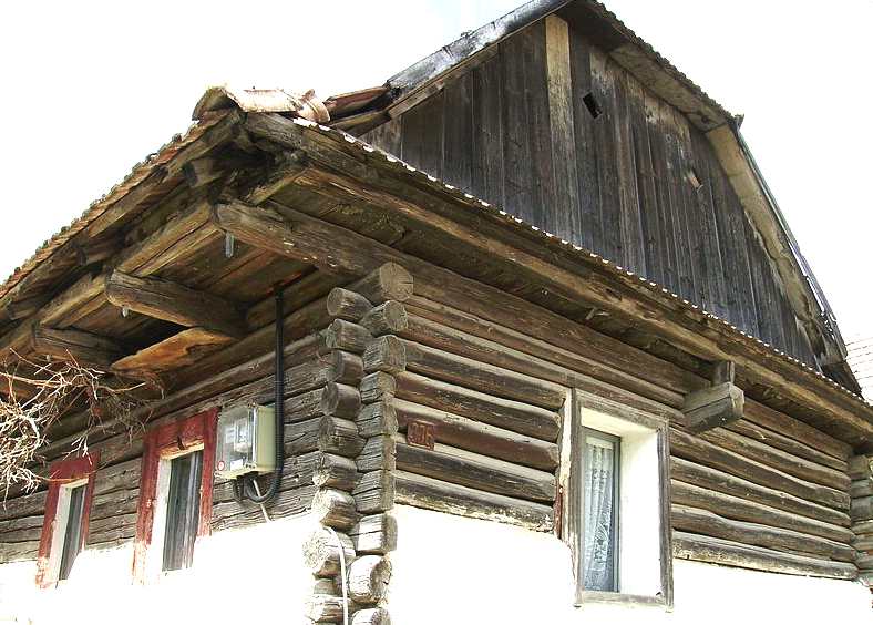 Log house in Transylvania, Romania