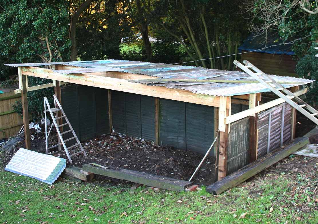 Stables under construction