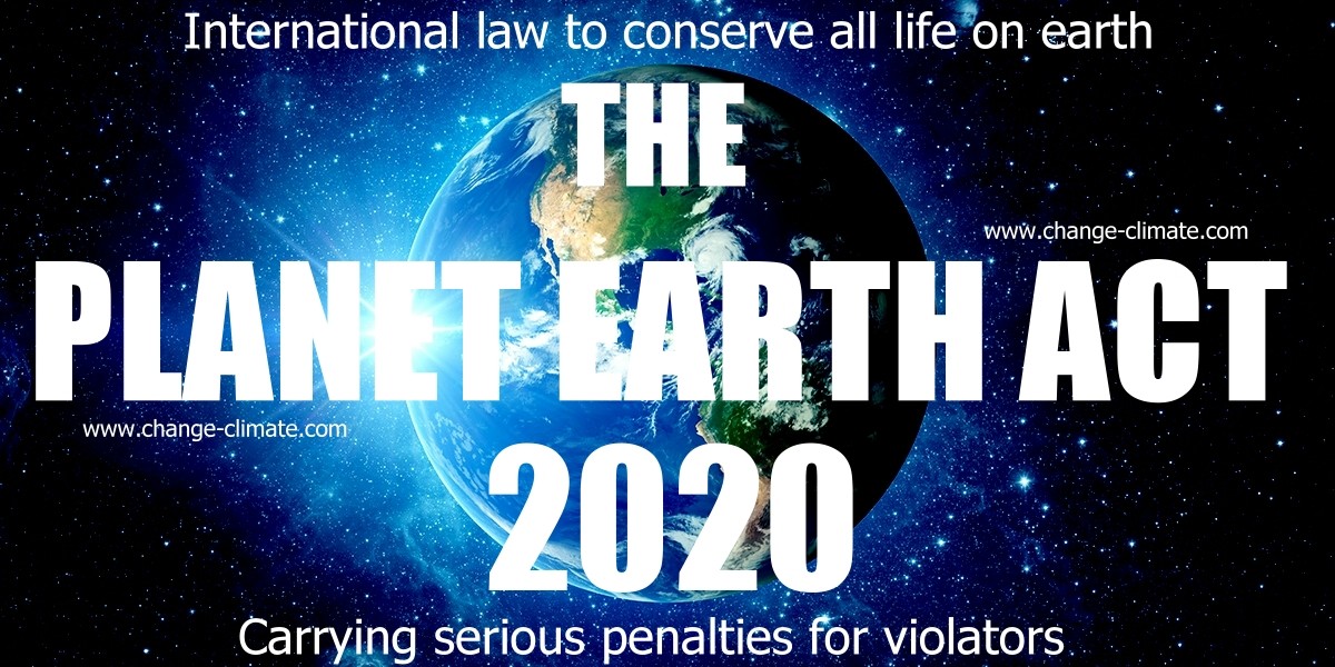 Save Planet Earth from the politicians for the people and their children