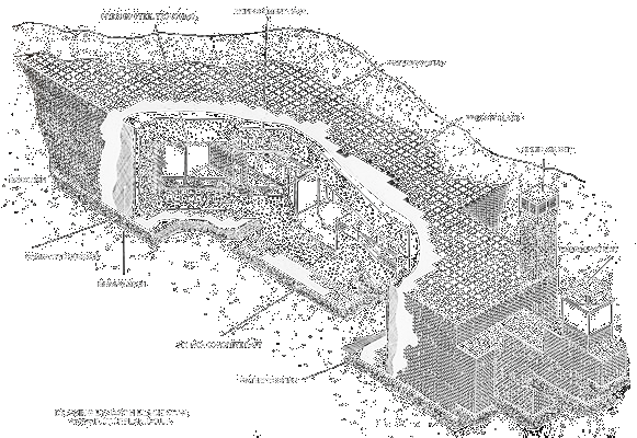 Underground radar bunker at Beachy Head