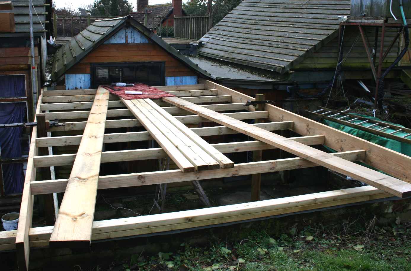 Joists - in this case also the tie beams